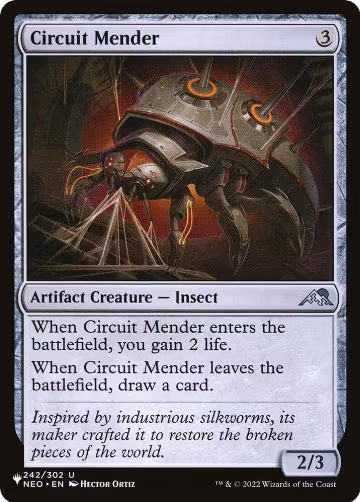 Circuit Mender (242/302), The List Reprints — Magic card price