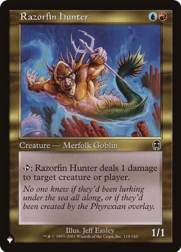 Razorfin Hunter (119/143), The List Reprints — Magic card price