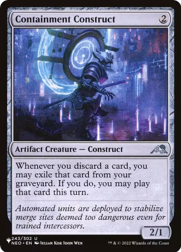 Containment Construct (243/302), The List Reprints — Magic card price