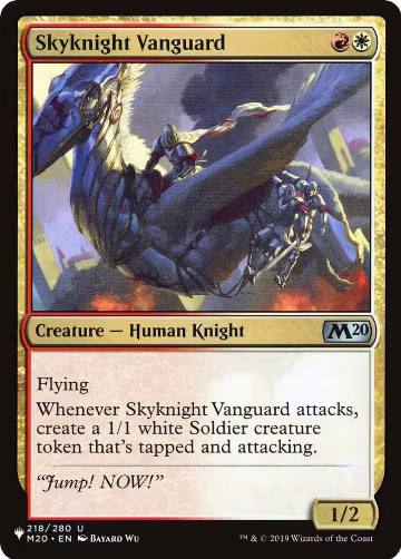 Skyknight Vanguard (218/280), The List Reprints — Magic card price