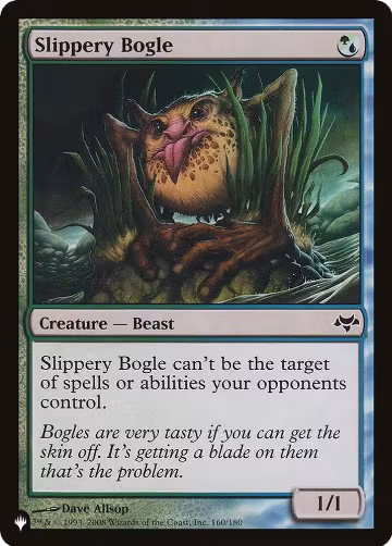 Slippery Bogle (160/180), The List Reprints — Magic card price