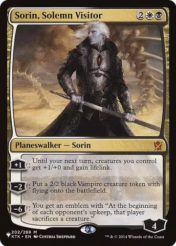 Sorin, Solemn Visitor (202/269), The List Reprints — Magic card price