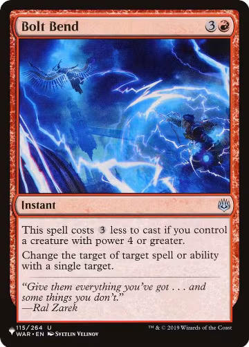 Bolt Bend (115/264), The List Reprints — Magic card price