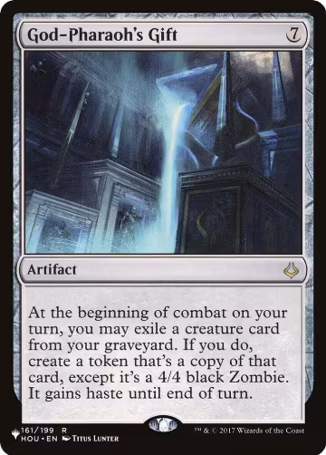 God-Pharaoh's Gift (161/199), The List Reprints — Magic card price
