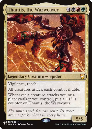 Thantis, the Warweaver (046/307), The List Reprints — Magic card price
