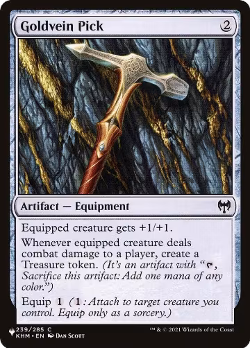 Goldvein Pick (239/285), The List Reprints — Magic card price