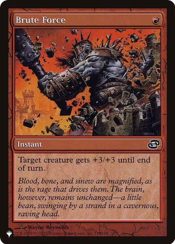 Brute Force (116/165), The List Reprints — Magic card price