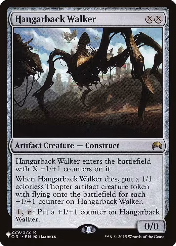 Hangarback Walker (229/272), The List Reprints — Magic card price