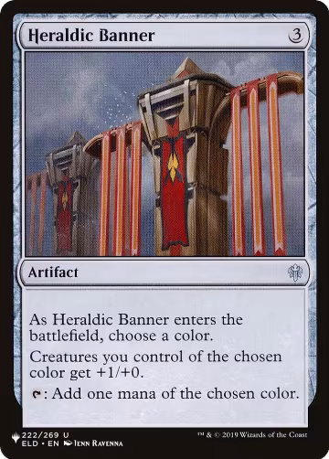 Heraldic Banner (222/269), The List Reprints — Magic card price