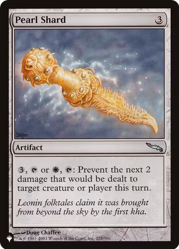 Pearl Shard (225/306), The List Reprints — Magic card price