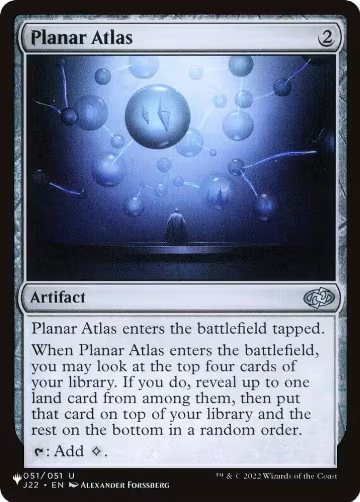 Planar Atlas (051/051), The List Reprints — Magic card price