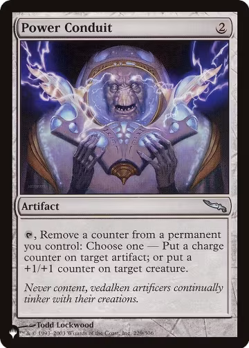 Power Conduit (229/306), The List Reprints — Magic card price