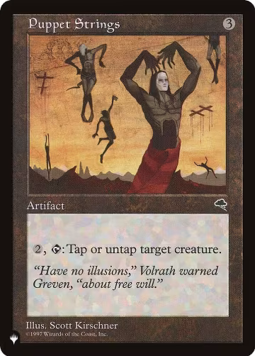 Puppet Strings, The List Reprints — Magic card price