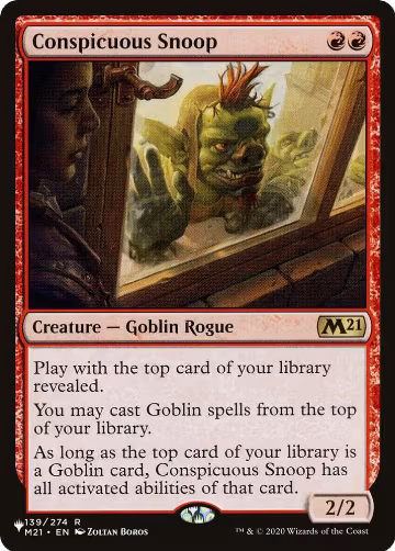 Conspicuous Snoop (139/274), The List Reprints — Magic card price