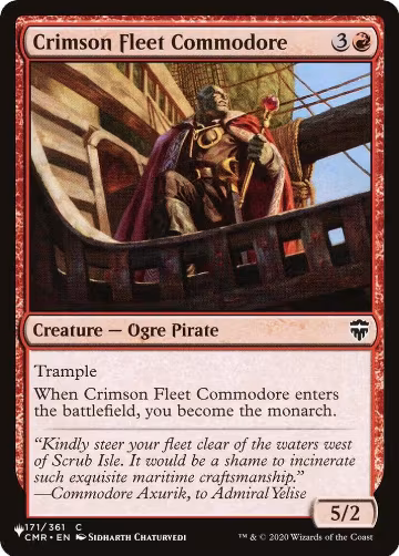 Crimson Fleet Commodore (171/361), The List Reprints — Magic card price