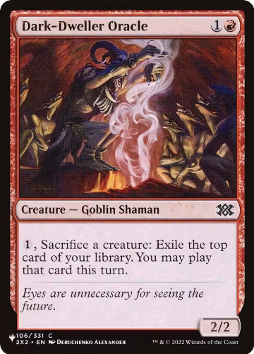 Dark-Dweller Oracle (106/024), The List Reprints — Magic card price