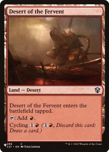 Desert of the Fervent (286/081), The List Reprints — Magic card price