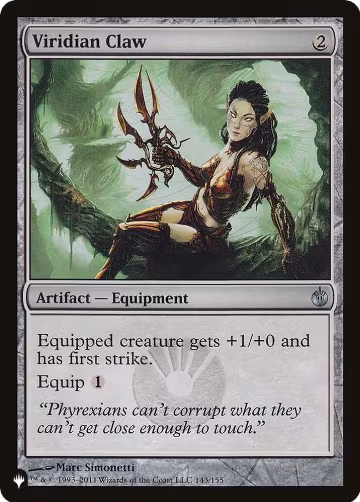 Viridian Claw (143/155), The List Reprints — Magic card price