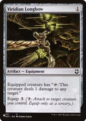 Viridian Longbow (221/062), The List Reprints — Magic card price