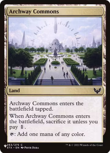 Archway Commons (263/275), The List Reprints — Magic card price