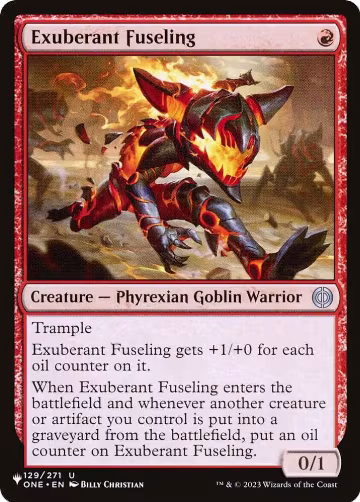 Exuberant Fuseling (129/271), The List Reprints — Magic card price