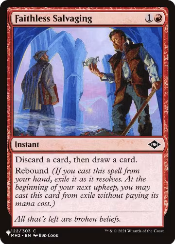 Faithless Salvaging (122/303), The List Reprints — Magic card price