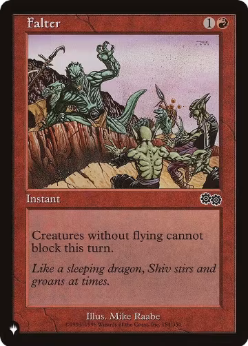Falter (184/350), The List Reprints — Magic card price