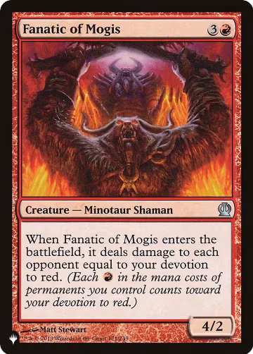 Fanatic of Mogis (121/249), The List Reprints — Magic card price