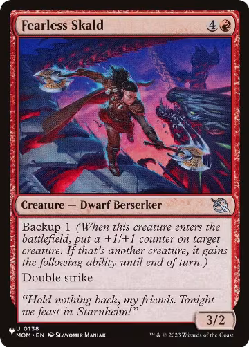 Fearless Skald (0138), The List Reprints — Magic card price