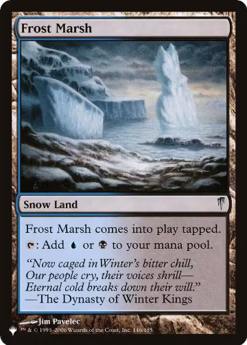 Frost Marsh (146/155), The List Reprints — Magic card price