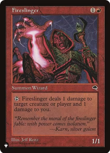 Fireslinger, The List Reprints — Magic card price