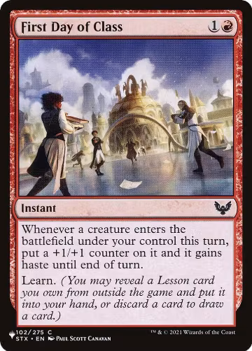 First Day of Class (102/275), The List Reprints — Magic card price