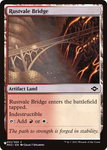 Rustvale Bridge (253/303), The List Reprints — Magic card price