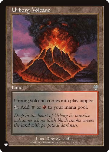 Urborg Volcano (330/350), The List Reprints — Magic card price
