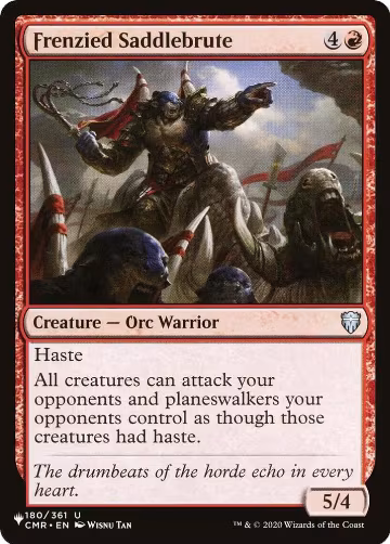 Frenzied Saddlebrute (180/361), The List Reprints — Magic card price