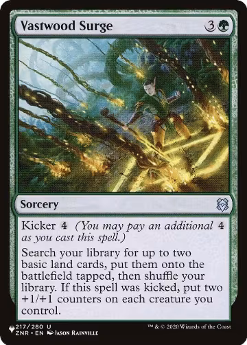 Vastwood Surge (217/280), The List Reprints — Magic card price
