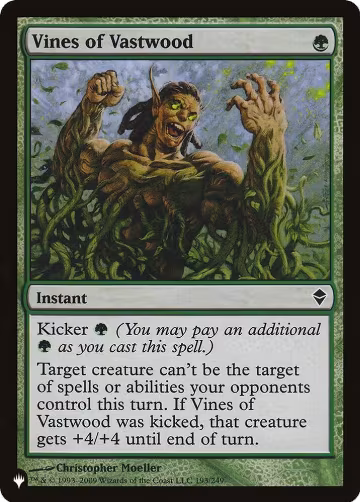 Vines of Vastwood (193/249), The List Reprints — Magic card price