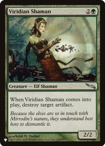 Viridian Shaman (139/306), The List Reprints — Magic card price