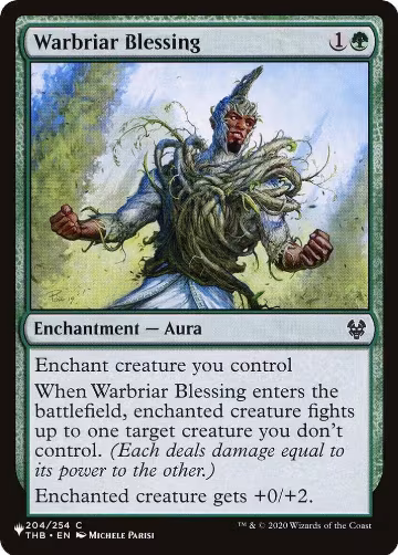 Warbriar Blessing (204/254), The List Reprints — Magic card price
