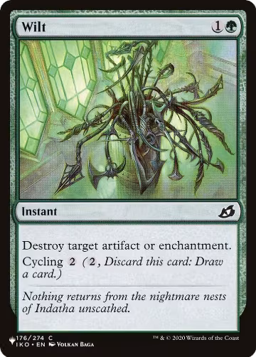 Wilt (176/274), The List Reprints — Magic card price