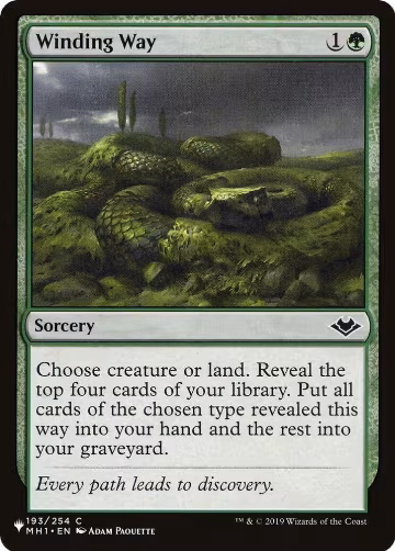 Winding Way (193/254), The List Reprints — Magic card price