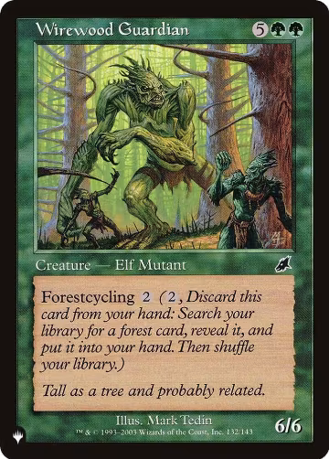 Wirewood Guardian (132/143), The List Reprints — Magic card price