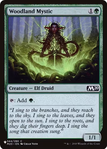 Woodland Mystic (344/280), The List Reprints — Magic card price