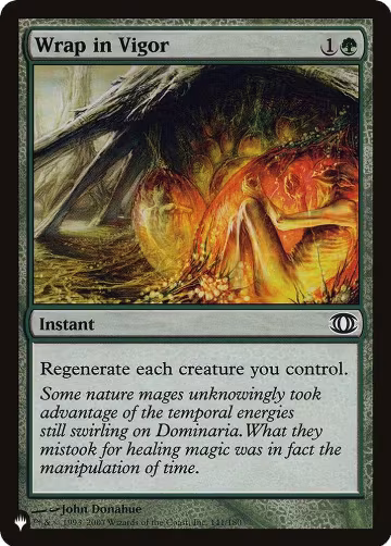 Wrap in Vigor (141/180), The List Reprints — Magic card price
