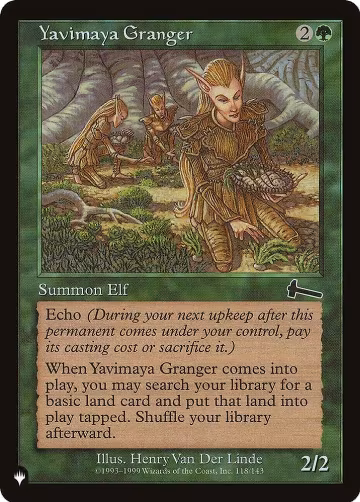 Yavimaya Granger (118/143), The List Reprints — Magic card price