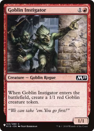 Goblin Instigator (142/280), The List Reprints — Magic card price