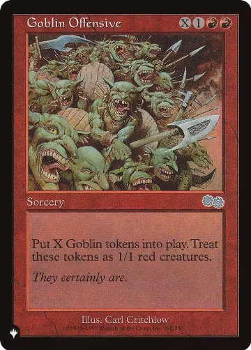 Goblin Offensive (192/350), The List Reprints — Magic card price