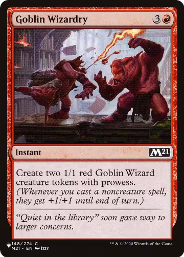 Goblin Wizardry (148/274), The List Reprints — Magic card price