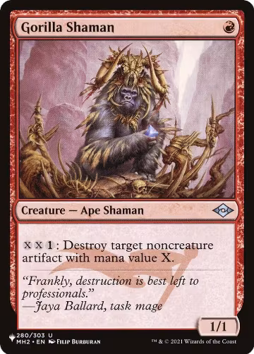 Gorilla Shaman (280/303), The List Reprints — Magic card price