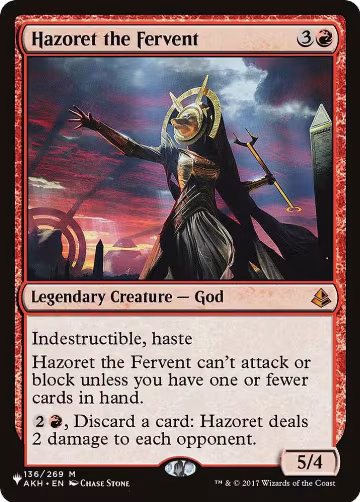 Hazoret the Fervent (136/269), The List Reprints — Magic card price